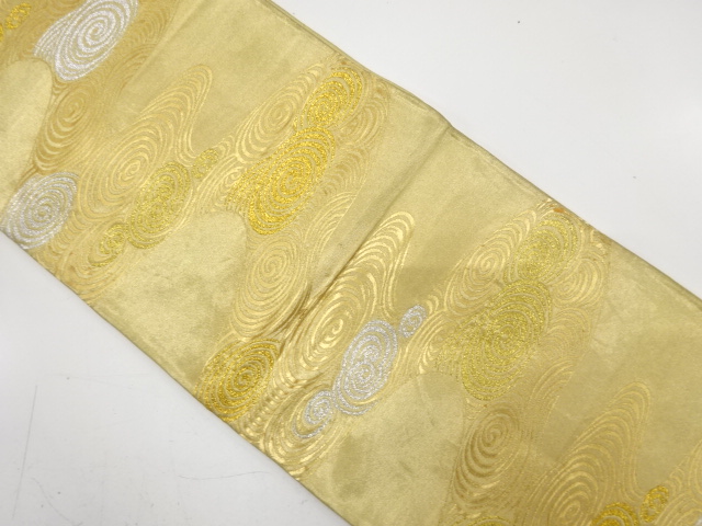 JAPANESE KIMONO / ANTIQUE FUKURO OBI / SILK / WOVEN STREAM